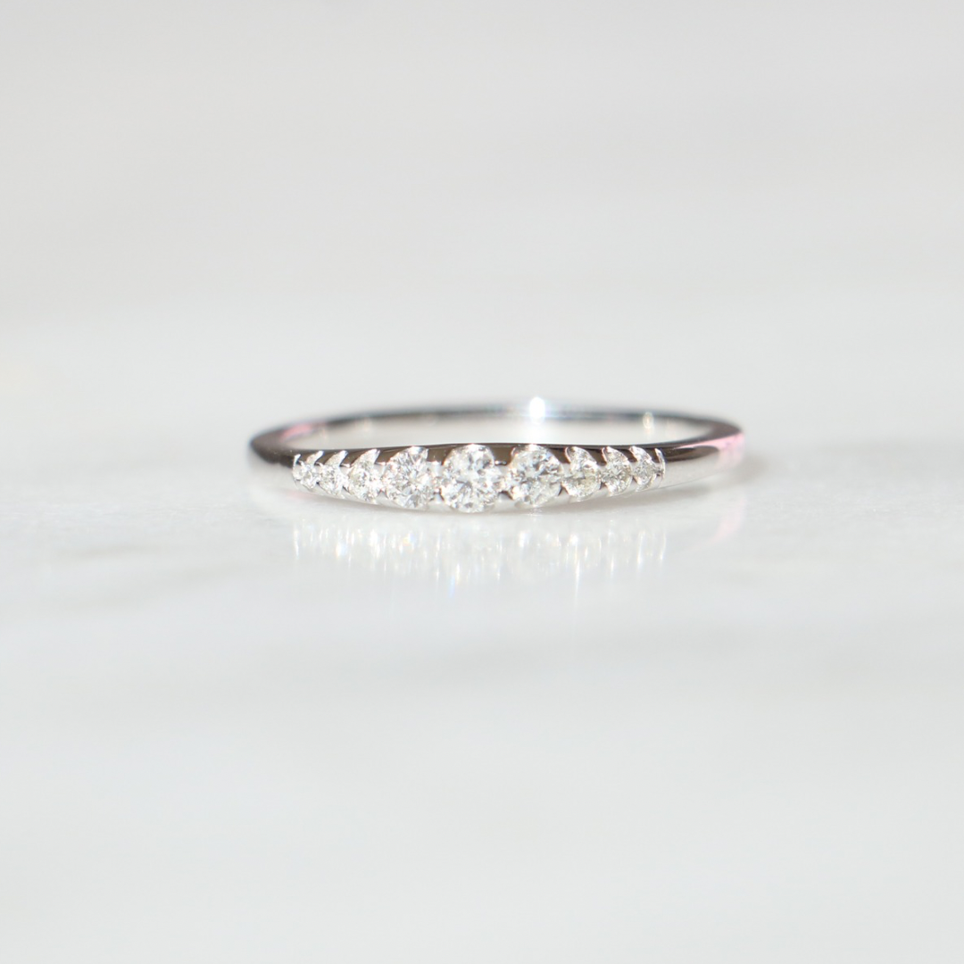 9ct White Gold 0.25ct Diamond Eternity Ring