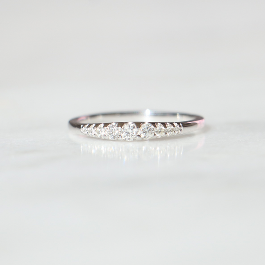 9ct White Gold 0.25ct Diamond Eternity Ring