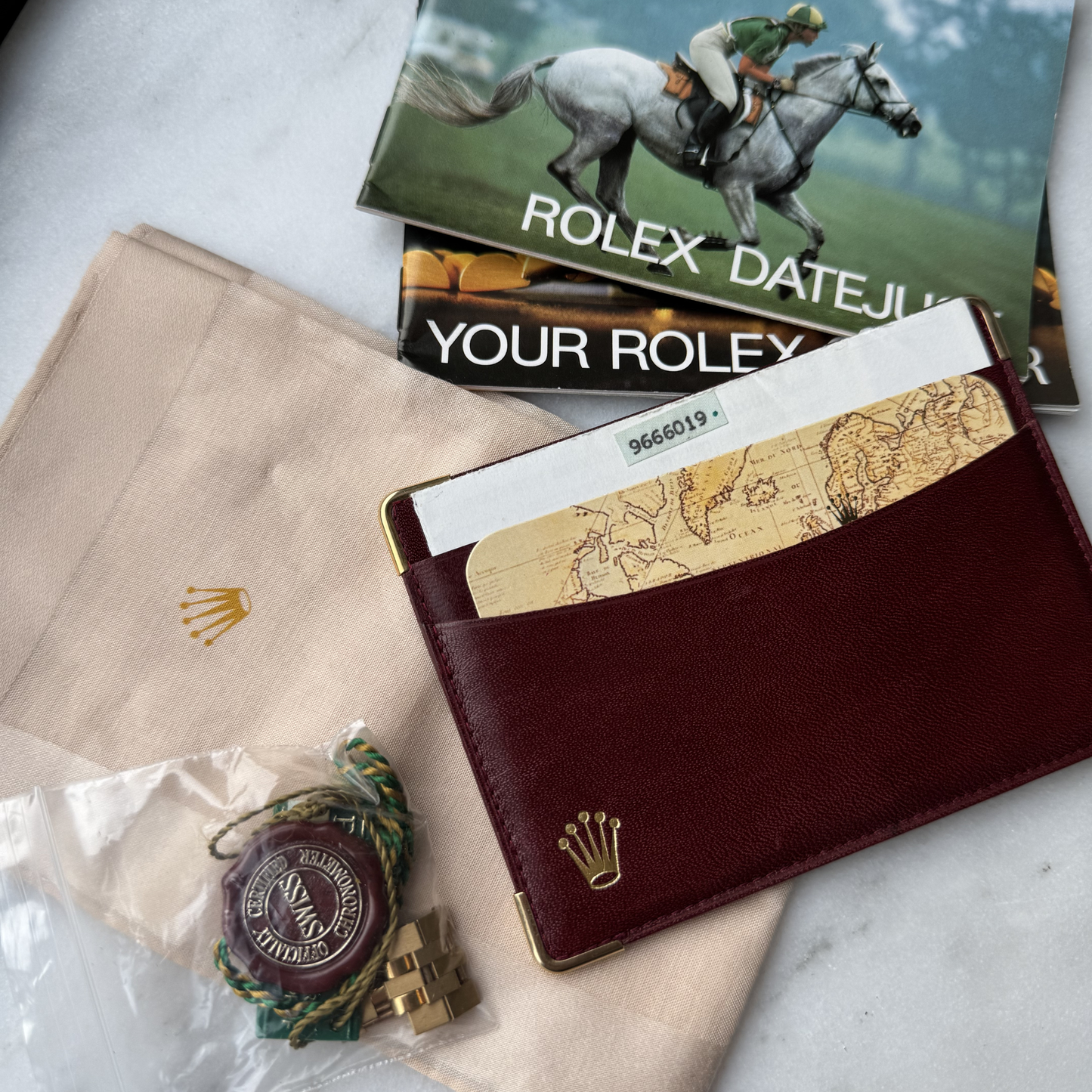 Rolex DateJust 18ct Yellow Gold with Box and Papers