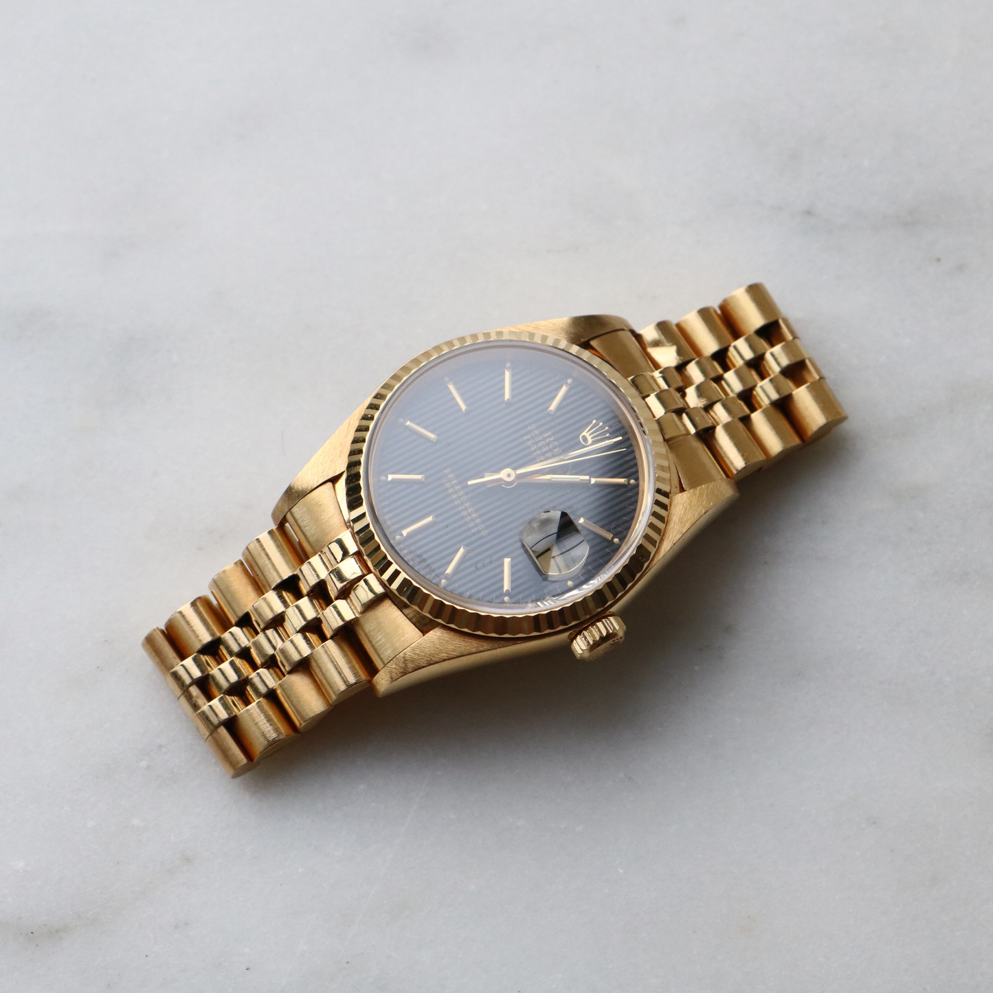 Rolex DateJust 18ct Yellow Gold with Box and Papers