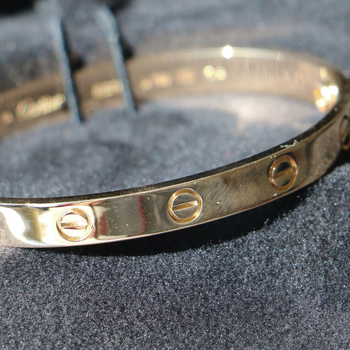 18ct Gold Cartier LOVE bracelet size 16
