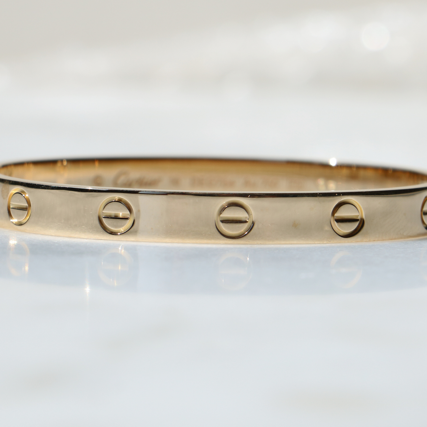 18ct Gold Cartier LOVE bracelet size 16
