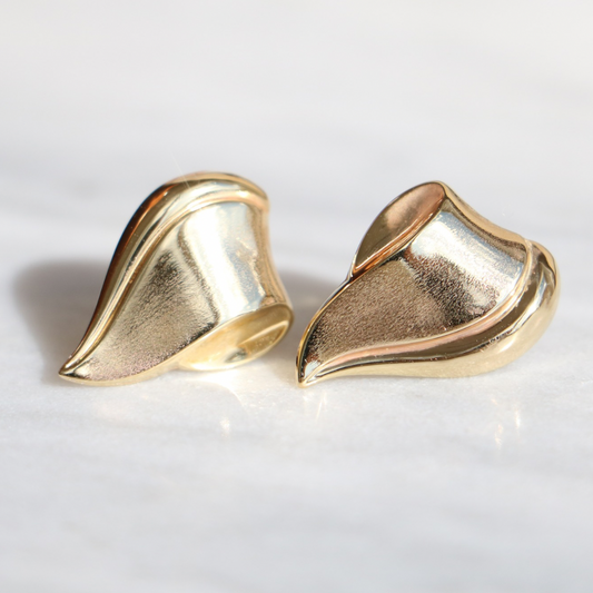 9ct Gold Vintage Earrings