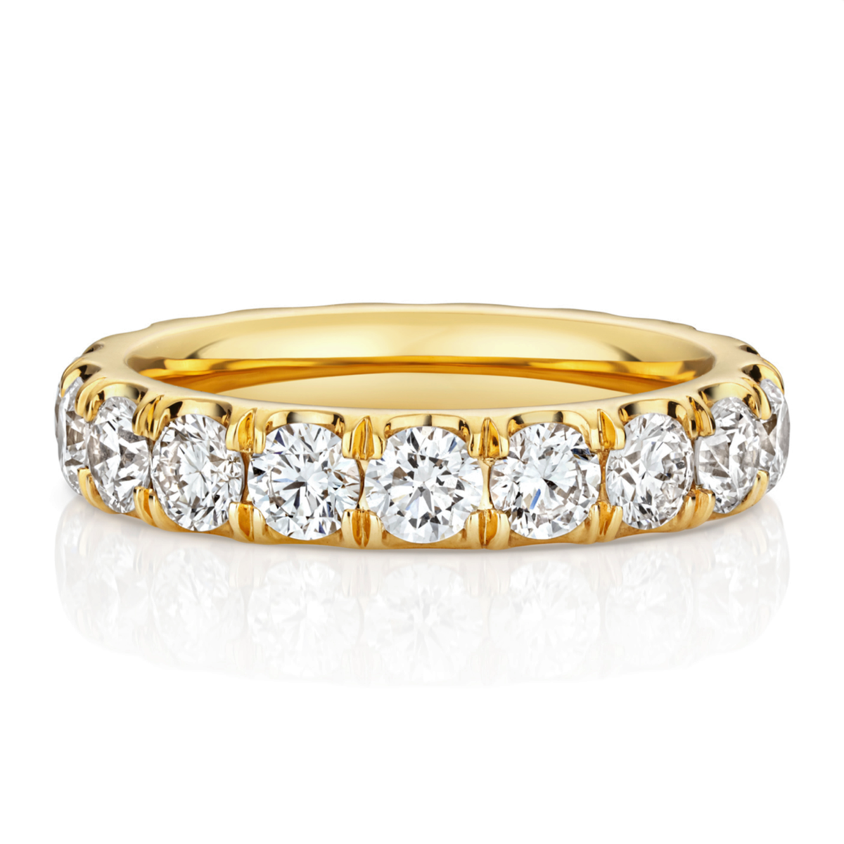 9ct Gold 3ct Lab Diamond Eternity Ring