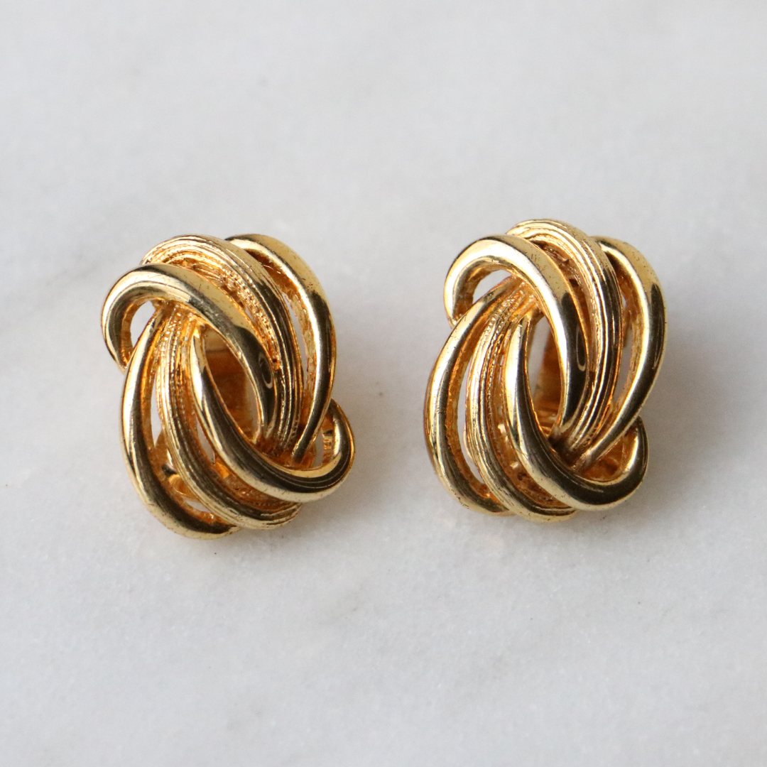 Vintage Soleil 1980’s Clip Earrings