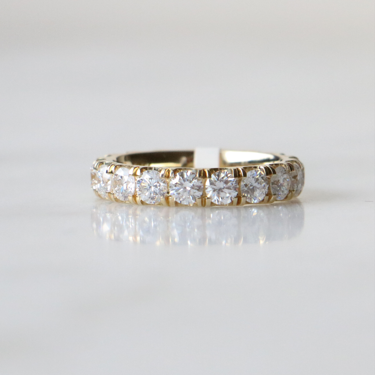 9ct Gold 3ct Lab Diamond Eternity Ring