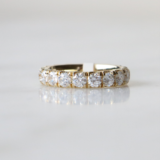 9ct Gold 3ct Lab Diamond Eternity Ring