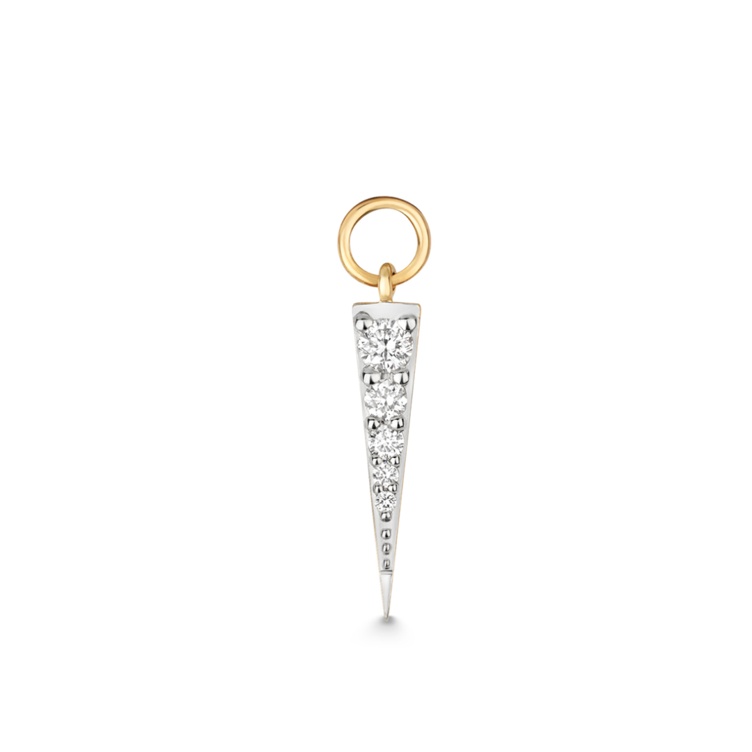 9ct Gold 0.12ct Diamond Earring Charm 