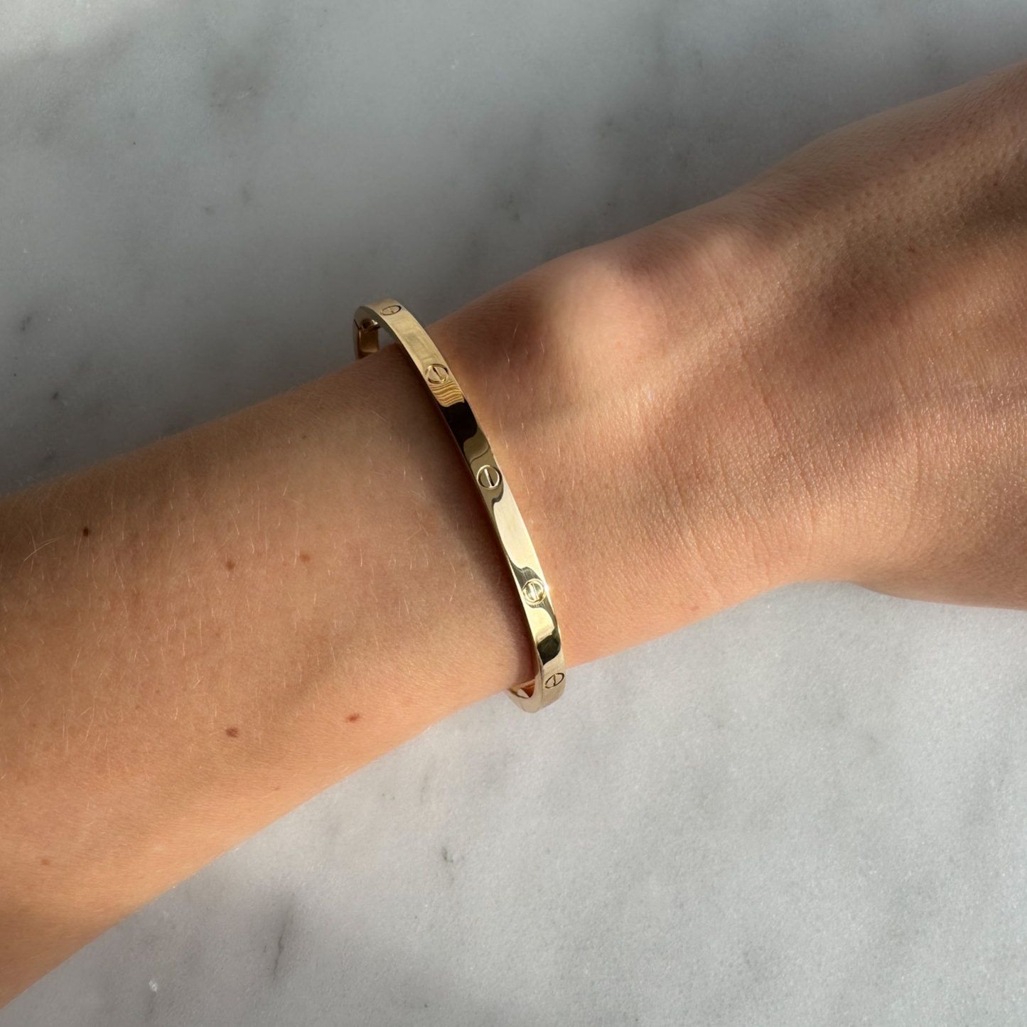 18ct Gold Cartier LOVE bracelet small model 17