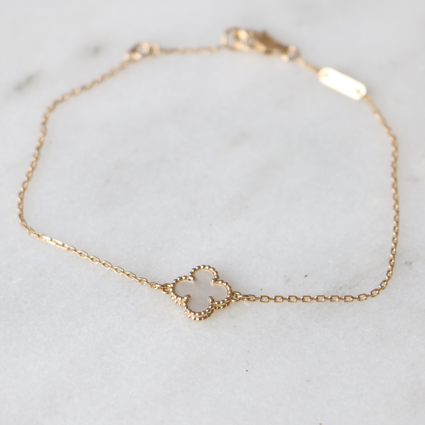 18ct Gold Van Cleef Sweet Alhambra Bracelet