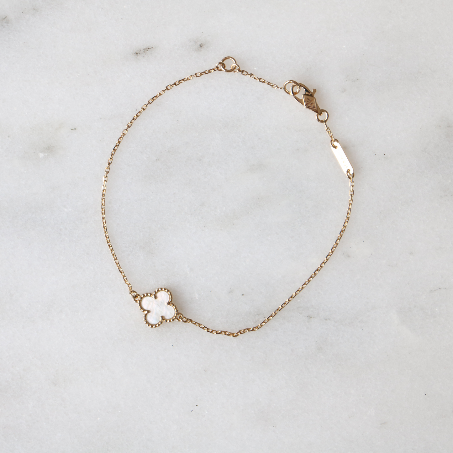 18ct Gold Van Cleef Sweet Alhambra Bracelet