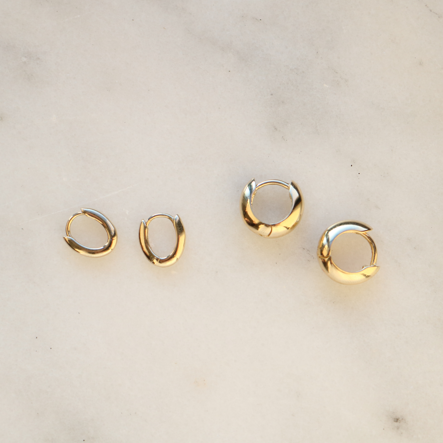 9ct Yellow Gold Hoop Earrings