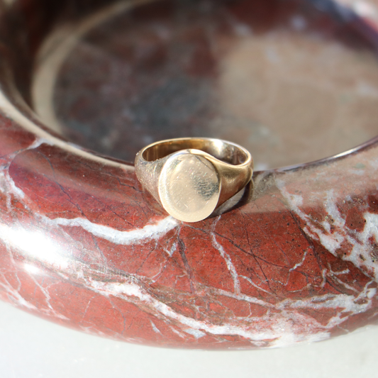 9ct Gold Vintage Signet Ring