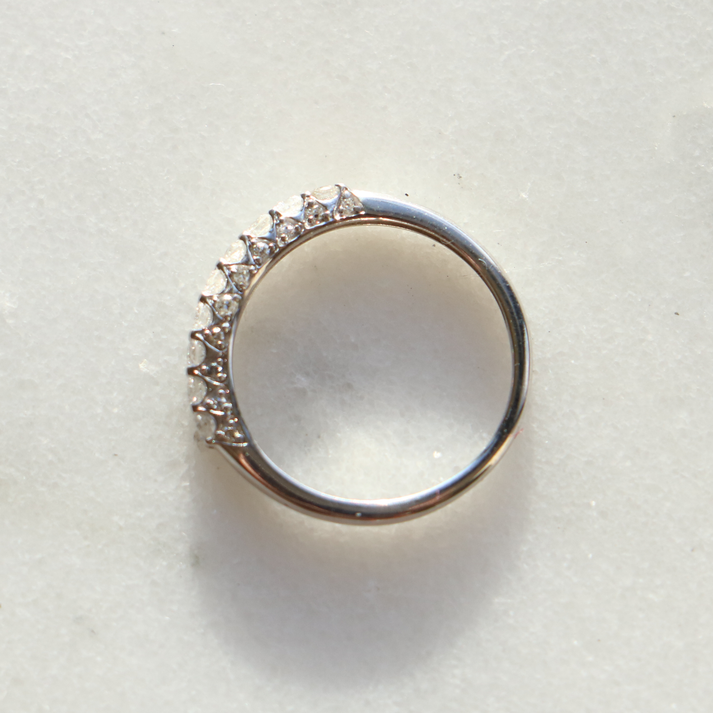 9ct White Gold Diamond Eternity Ring