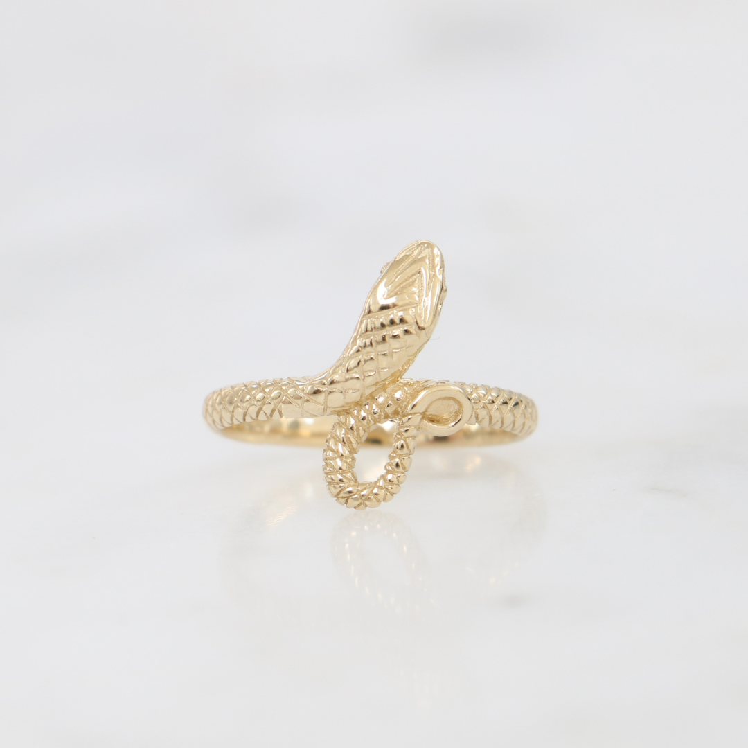 9ct Gold Snake Ring