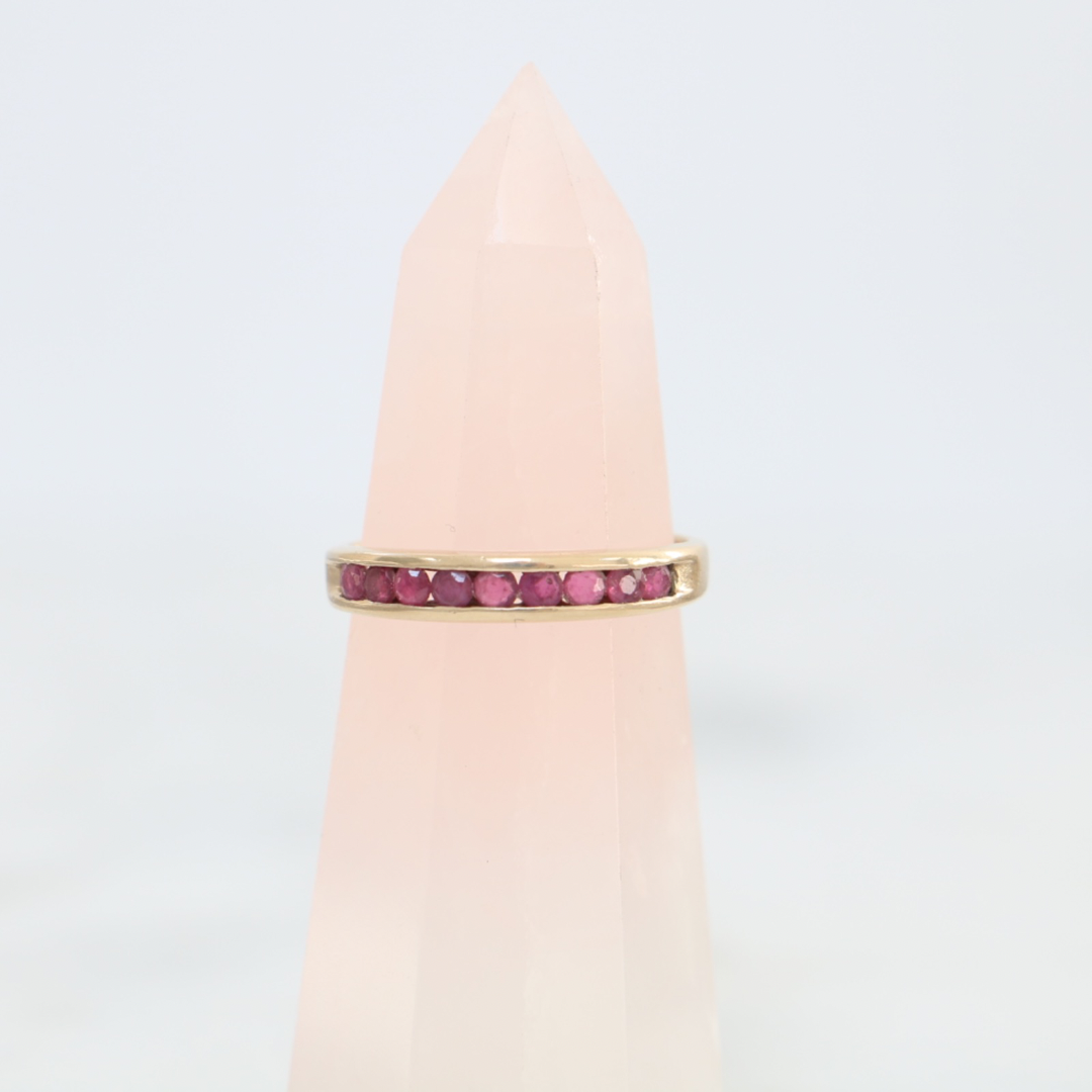 9ct Gold Ruby Eternity Ring
