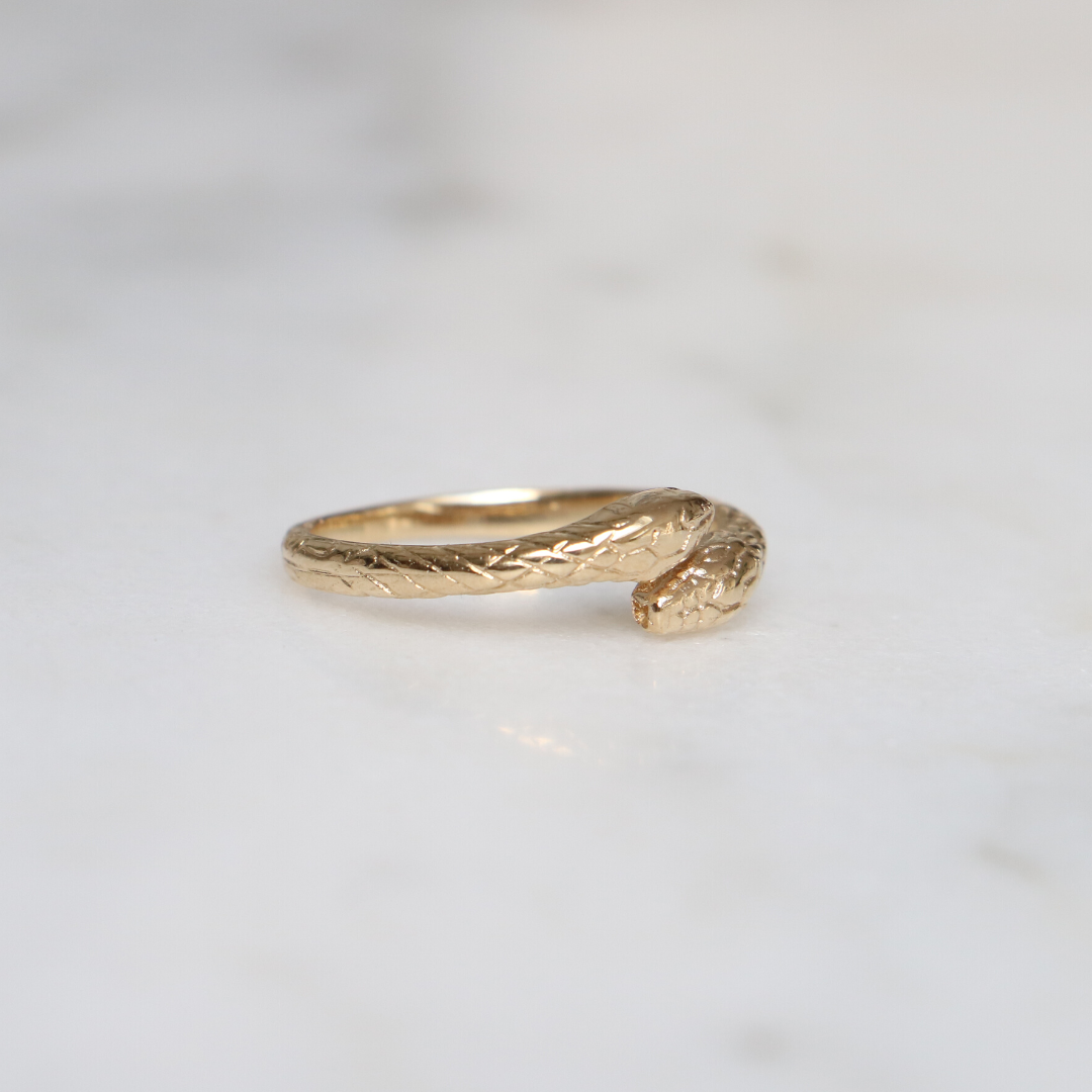 9ct Gold Snake Ring